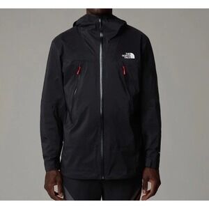 The North Face Summit Series Windstopper Jacket Mens Black Hooded Softshell M